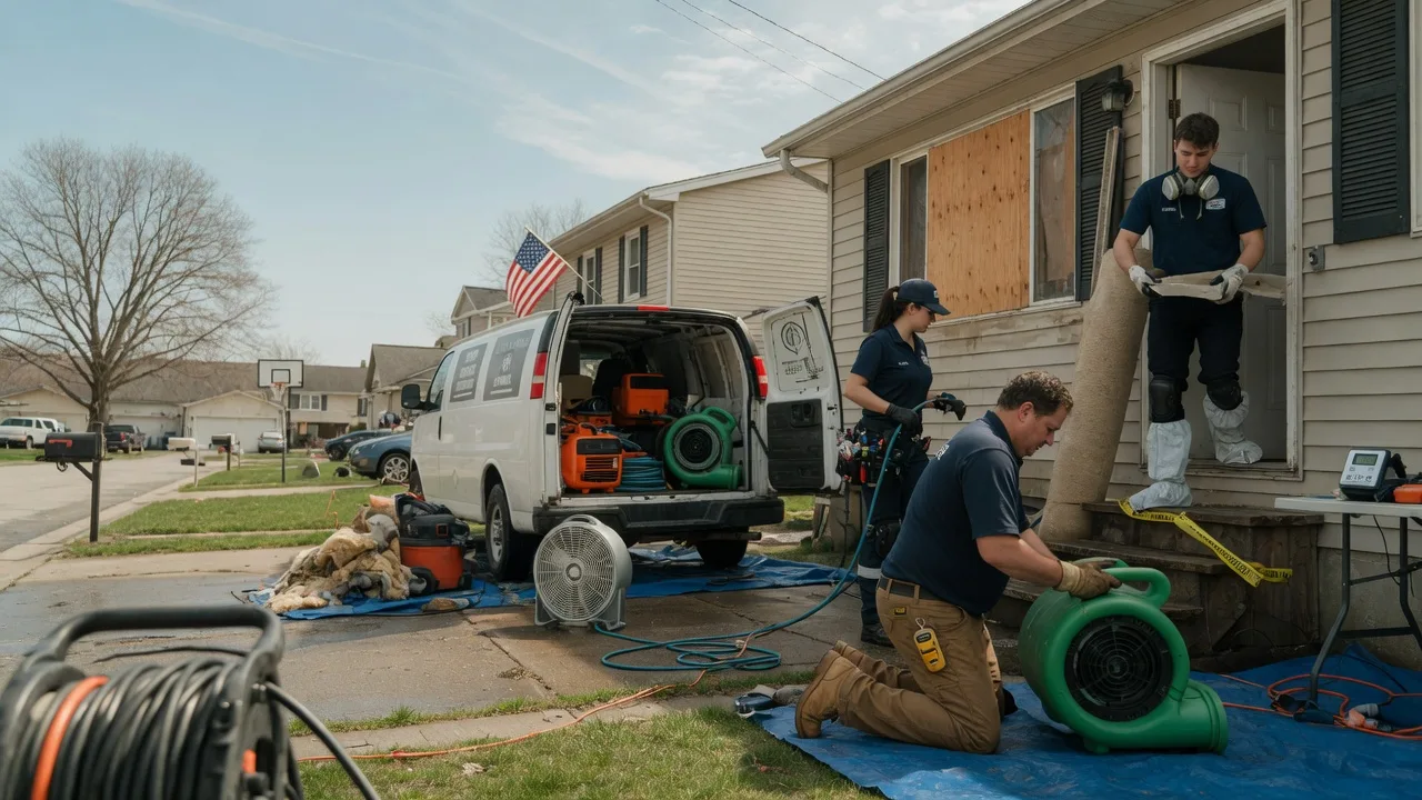 Water Damage Restoration in Mackeyville, PA near me